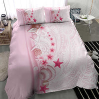 Pink Plumeria Sea Shell Bedding Set Starfish Polynesian Pattern LT01 - Polynesian Pride
