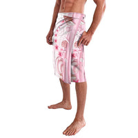 Pink Plumeria Sea Shell Lavalava Starfish Polynesian Pattern LT01 - Polynesian Pride