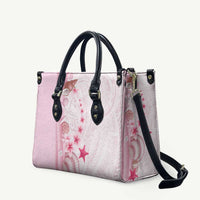 Pink Plumeria Sea Shell Leather Bag Starfish Polynesian Pattern LT01 Pink - Polynesian Pride