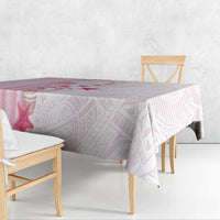 Pink Plumeria Sea Shell Tablecloth Starfish Polynesian Pattern LT01 - Polynesian Pride