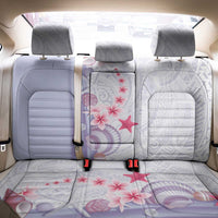 Purple Plumeria Sea Shell Back Car Seat Cover Starfish Polynesian Pattern LT01 - Polynesian Pride