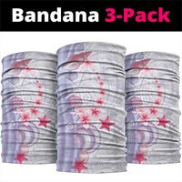 Purple Plumeria Sea Shell Neck Gaiter Starfish Polynesian Pattern LT01 package One Size: 25*50cm Purple - Polynesian Pride