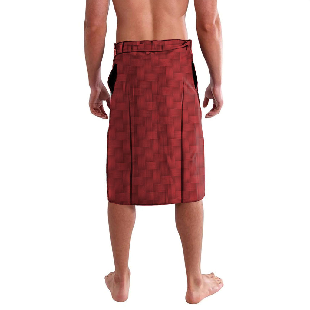 Hawaii King Kamehameha Lavalava Plumeria Lauhala Pattern LT01 - Polynesian Pride