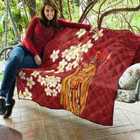 Hawaii King Kamehameha Quilt Plumeria Lauhala Pattern LT01 - Polynesian Pride