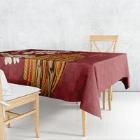 Hawaii King Kamehameha Tablecloth Plumeria Lauhala Pattern LT01 - Polynesian Pride