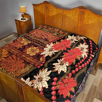 Hawaii Christmas Poinsettia Lei Quilt Tapa Pattern LT01 - Polynesian Pride