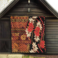 Hawaii Christmas Poinsettia Lei Quilt Tapa Pattern LT01 - Polynesian Pride