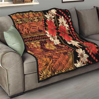 Hawaii Christmas Poinsettia Lei Quilt Tapa Pattern LT01 - Polynesian Pride