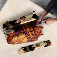 Hawaii Christmas Poinsettia Lei Umbrella Tapa Pattern LT01 - Polynesian Pride
