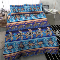 Hawaii Turtles Pattern Special Blue Bedding Set LT01 - Polynesian Pride