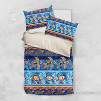 Hawaii Turtles Pattern Special Blue Bedding Set LT01 US Twin 172cm x 218cm Blue - Polynesian Pride