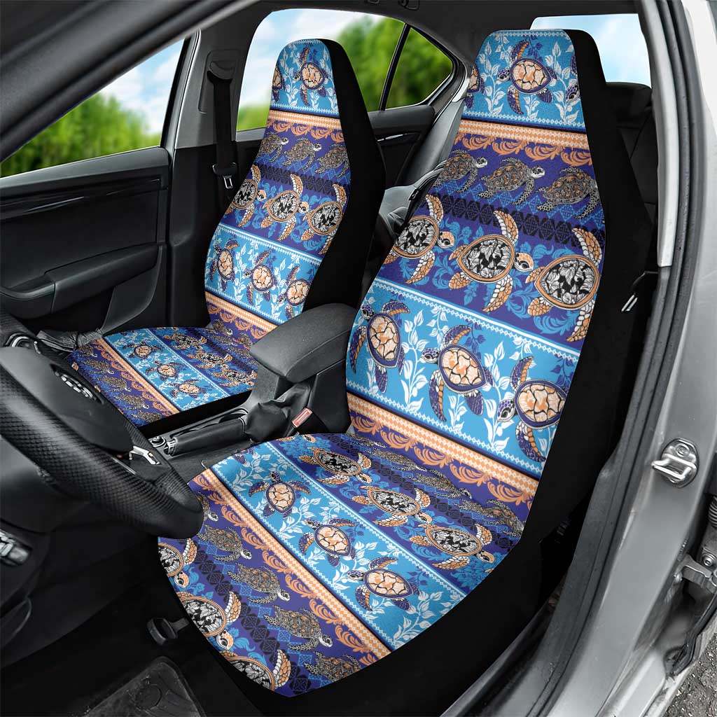 Hawaii Turtles Pattern Special Blue Car Seat Cover LT01 - Polynesian Pride