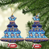 Hawaii Turtles Pattern Special Blue Ceramic Ornament LT01 Christmas Tree Blue - Polynesian Pride