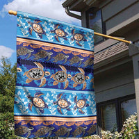 Hawaii Turtles Pattern Special Blue Garden Flag LT01 - Polynesian Pride