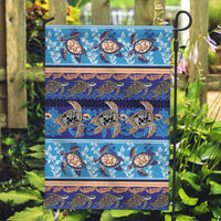 Hawaii Turtles Pattern Special Blue Garden Flag LT01 Garden Flag Blue - Polynesian Pride