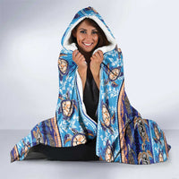 Hawaii Turtles Pattern Special Blue Hooded Blanket LT01 - Polynesian Pride