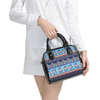 Hawaii Turtles Pattern Special Blue Shoulder Handbag LT01 - Polynesian Pride