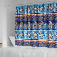 Hawaii Turtles Pattern Special Blue Shower Curtain LT01 - Polynesian Pride