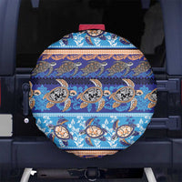 Hawaii Turtles Pattern Special Blue Spare Tire Cover LT01 No hole Blue - Polynesian Pride