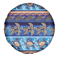 Hawaii Turtles Pattern Special Blue Spare Tire Cover LT01 - Polynesian Pride