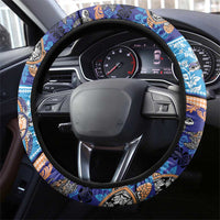 Hawaii Turtles Pattern Special Blue Steering Wheel Cover LT01 - Polynesian Pride