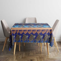 Hawaii Turtles Pattern Special Blue Tablecloth LT01 - Polynesian Pride