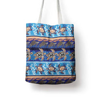Hawaii Turtles Pattern Special Blue Tote Bag LT01 - Polynesian Pride