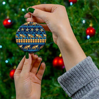 Hawaii Turtles Starfish Unique Pattern Ceramic Ornament LT01 - Polynesian Pride