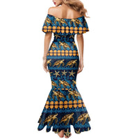 Hawaii Turtles Starfish Unique Pattern Mermaid Dress LT01 - Polynesian Pride