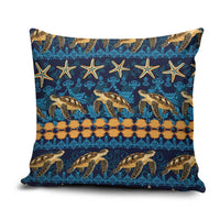 Hawaii Turtles Starfish Unique Pattern Pillow Cover LT01 Blue - Polynesian Pride