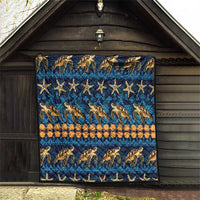 Hawaii Turtles Starfish Unique Pattern Quilt LT01 - Polynesian Pride