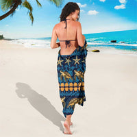 Hawaii Turtles Starfish Unique Pattern Sarong LT01 - Polynesian Pride