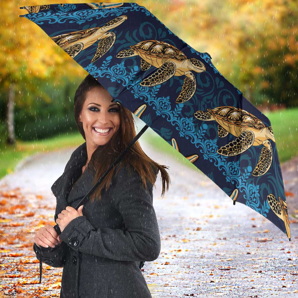 Hawaii Turtles Starfish Unique Pattern Umbrella LT01 - Polynesian Pride