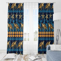Hawaii Turtles Starfish Unique Pattern Window Curtain LT01 - Polynesian Pride
