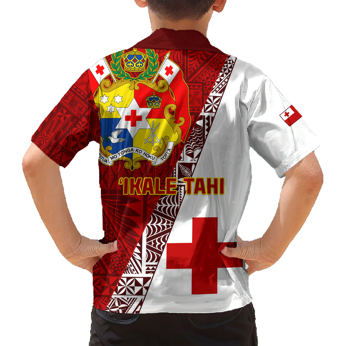Tonga Rugby Kid Hawaiian Shirt Tongan Go 2023 World Cup LT01 - Polynesian Pride