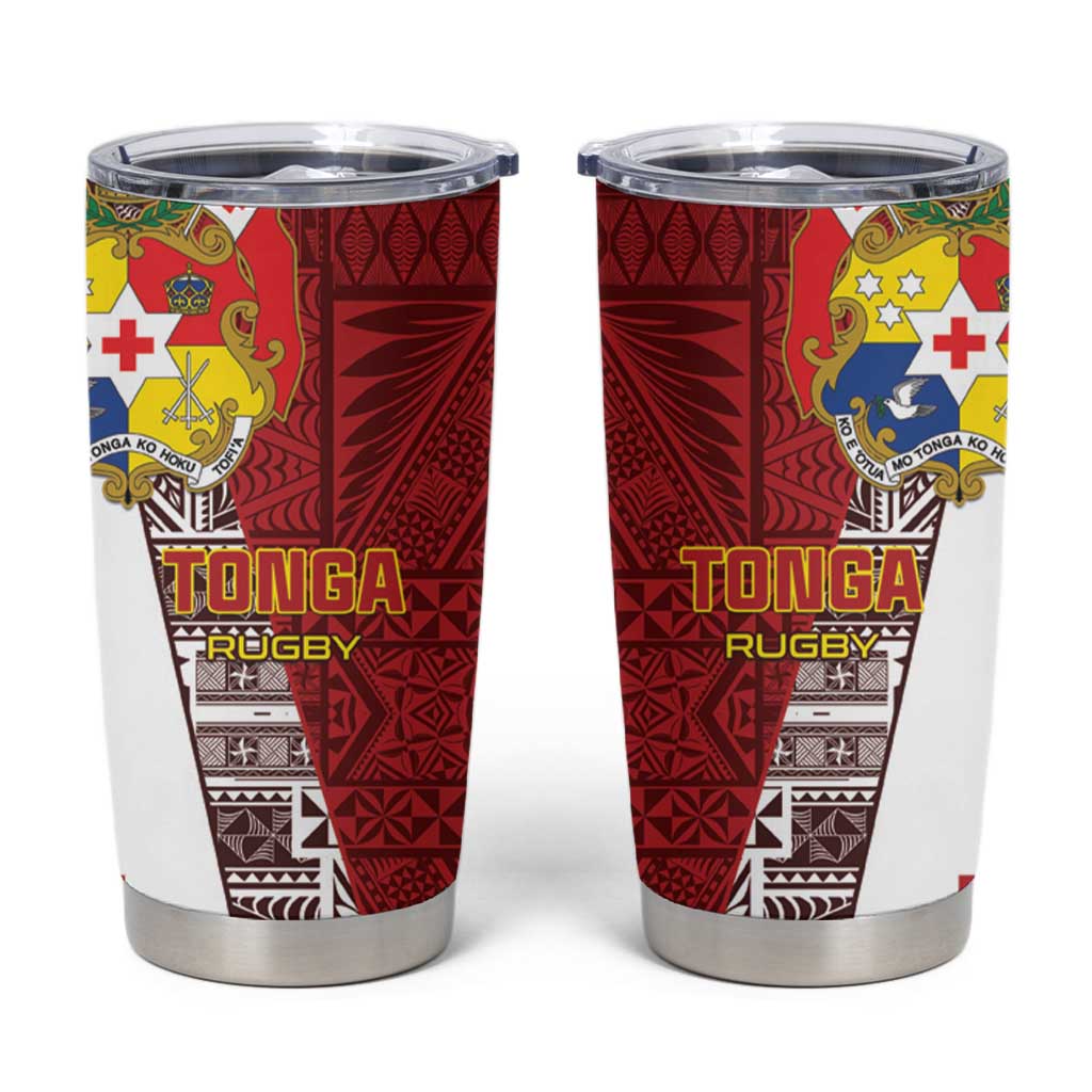 Tonga Rugby Tumbler Cup Go Tongan LT01 Red - Polynesian Pride