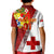 Custom Tonga Rugby Kid Polo Shirt Tongan Go 2023 World Cup LT01 - Polynesian Pride