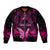 personalised-pink-out-bomber-jacket-breast-cancer-awareness-polynesian-pattern-black-version