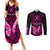 personalised-pink-out-couples-matching-summer-maxi-dress-and-long-sleeve-button-shirts-breast-cancer-awareness-polynesian-pattern-black-version