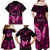 personalised-pink-out-family-matching-off-shoulder-maxi-dress-and-hawaiian-shirt-breast-cancer-awareness-polynesian-pattern-black-version