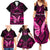 personalised-pink-out-family-matching-summer-maxi-dress-and-hawaiian-shirt-breast-cancer-awareness-polynesian-pattern-black-version