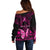 personalised-pink-out-off-shoulder-sweater-breast-cancer-awareness-polynesian-pattern-black-version