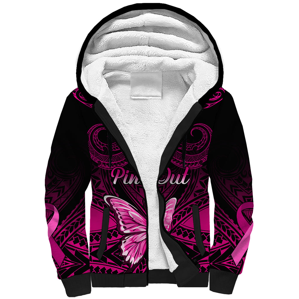 personalised-pink-out-sherpa-hoodie-breast-cancer-awareness-polynesian-pattern-black-version