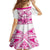 personalised-pink-out-family-matching-off-shoulder-short-dress-and-hawaiian-shirt-breast-cancer-awareness-polynesian-pattern-white-version