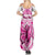 personalised-pink-out-family-matching-summer-maxi-dress-and-hawaiian-shirt-breast-cancer-awareness-polynesian-pattern-white-version