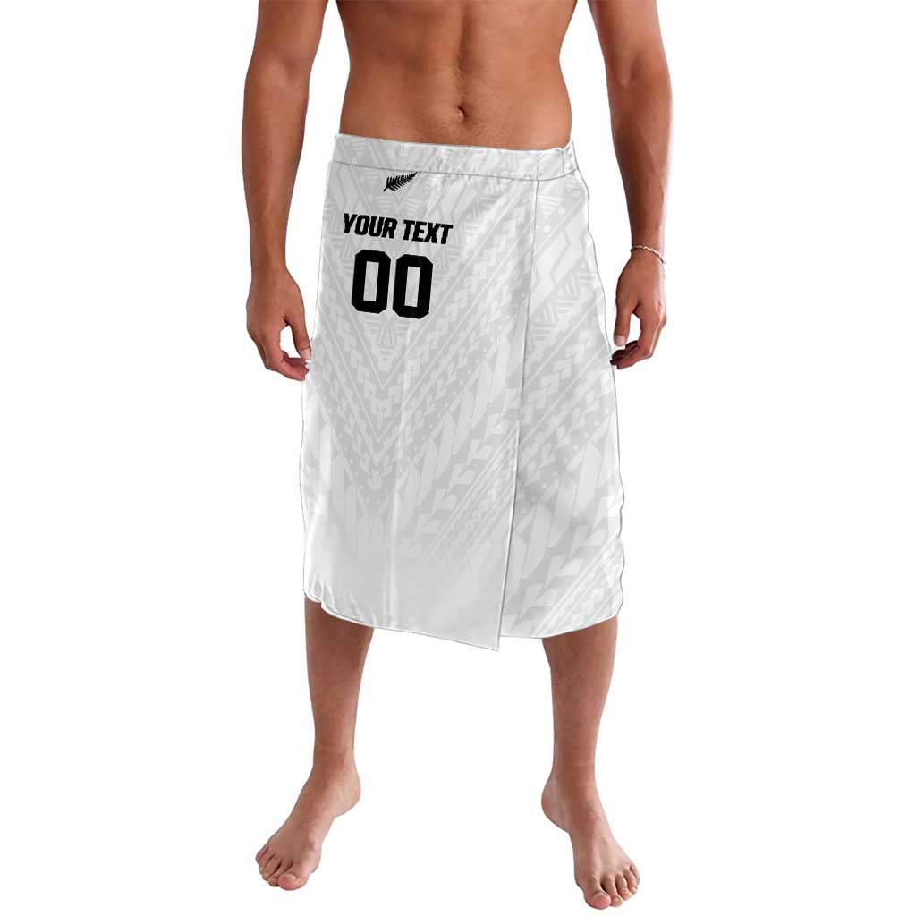 Custom Football New Zealand Lavalava Aotearoa United White Version LT01 White - Polynesian Pride
