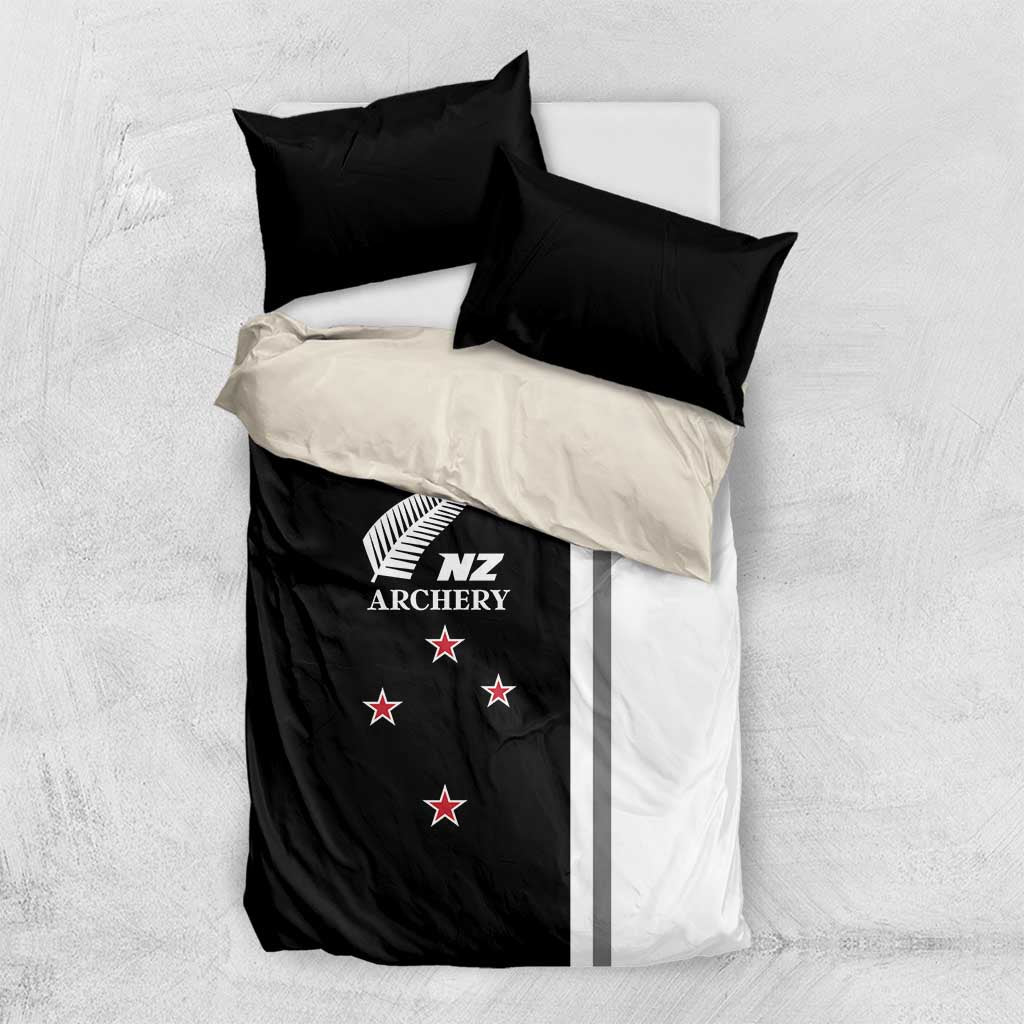 New Zealand 2025 Archery Basic Bedding Set Archery NZ LT01 US Twin 172cm x 218cm Black - Polynesian Pride