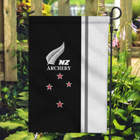New Zealand 2025 Archery Basic Garden Flag Archery NZ LT01 Garden Flag Black - Polynesian Pride