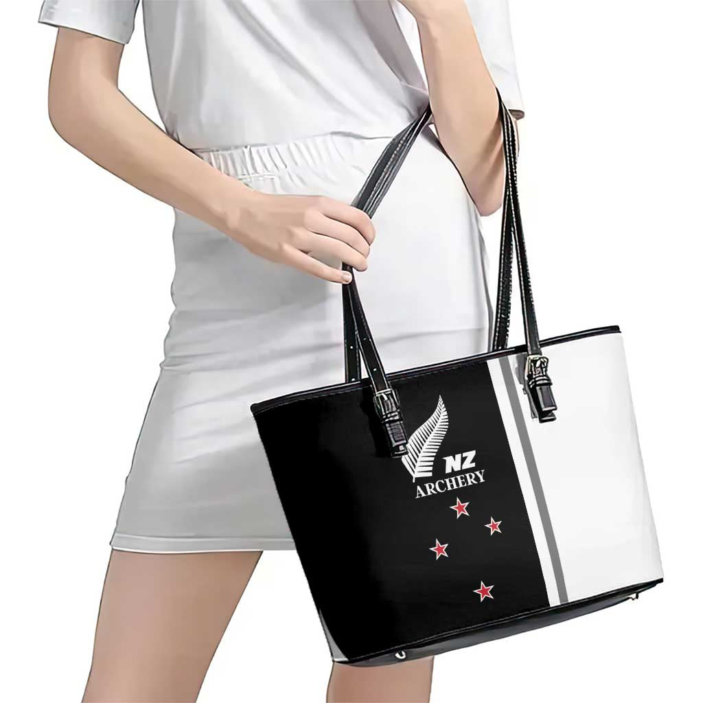 New Zealand 2025 Archery Basic Leather Tote Bag Archery NZ LT01 - Polynesian Pride