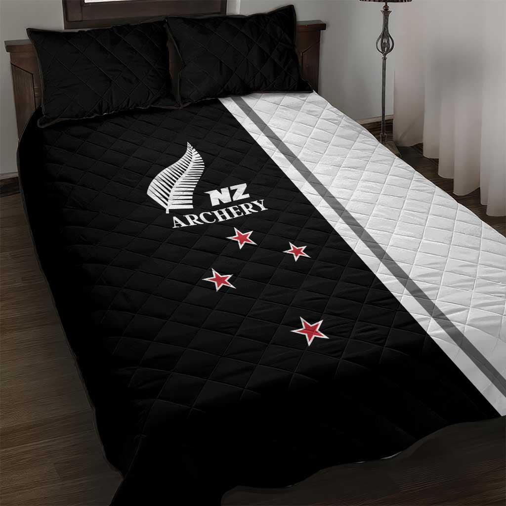 New Zealand 2025 Archery Basic Quilt Bed Set Archery NZ LT01 Black - Polynesian Pride